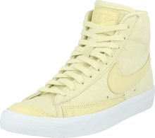 Kotníkové tenisky \'BLAZER MID PRM MF\' Nike Sportswear světle žlutá