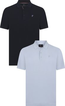 Tričko \'TAO\' DENIM CULTURE námořnická modř / světlemodrá