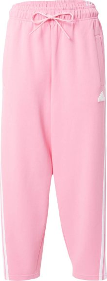 Sportovní kalhoty \'Future Icons 3-Stripes\' ADIDAS SPORTSWEAR světle růžová / bílá