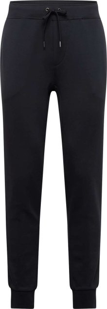 Kalhoty Polo Ralph Lauren černá / bílá