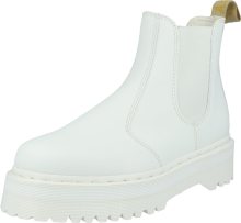 Chelsea boty \'Quad\' Dr. Martens hořčicová / bílá