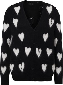 Kardigan \'AMORE\' AllSaints černá / bílá