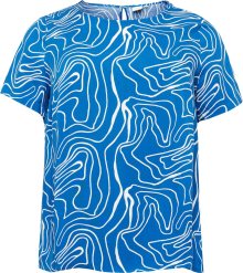 Halenka \'DES ALLIE\' ONLY Carmakoma modrá / bílá