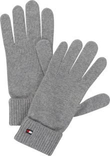 Prstové rukavice Tommy Hilfiger šedá