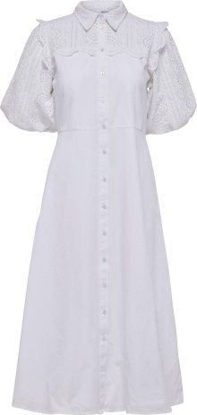Košilové šaty \'VIOLETTE\' Selected Femme bílá