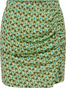 Sukně \'PELLA\' Only zelená / mix barev