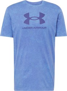 Funkční tričko Under Armour modrá / námořnická modř
