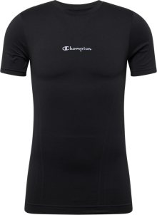 Funkční tričko Champion Authentic Athletic Apparel černá / offwhite