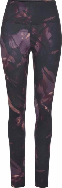 Sportovní kalhoty LASCANA ACTIVE fialová / růžová / černá