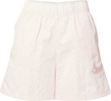 Kalhoty Nike Sportswear broskvová / světle růžová / bílá