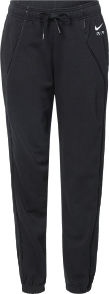 Kalhoty Nike Sportswear černá / bílá