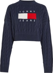 Svetr \'CENTER\' Tommy Jeans marine modrá / červená / bílá