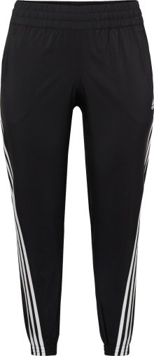 Sportovní kalhoty \'Train Icons 3-Stripes \' ADIDAS SPORTSWEAR černá / bílá