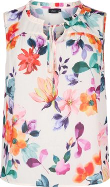 Halenka \'MAEVE\' Zizzi petrolejová / světle fialová / korálová / offwhite