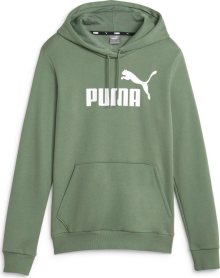 Sportovní mikina \'ESS\' Puma zelená / bílá