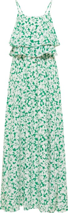 Šaty faina zelená / bílá
