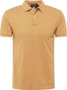 Tričko Polo Ralph Lauren medová / oranžová