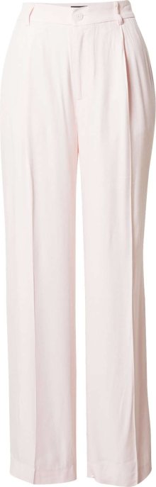 Kalhoty se sklady v pase \'Leo\' Gina Tricot růžová