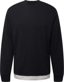 Tričko Esprit šedý melír / černá