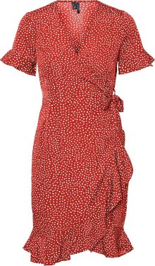 Šaty \'Henna\' Vero Moda červená / bílá
