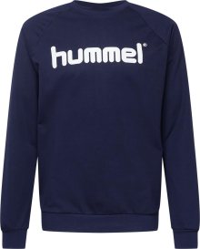 Sportovní mikina Hummel námořnická modř / bílá