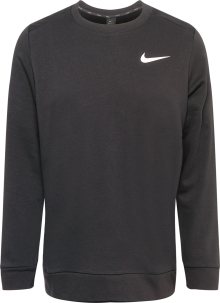 Sportovní mikina Nike černá / bílá