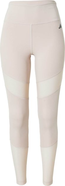 Sportovní kalhoty \'Train Essentials Dance High-Waisted \' adidas performance béžová / černá
