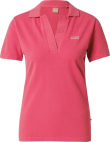 Tričko \'Etri\' Boss Orange tmavě růžová / offwhite
