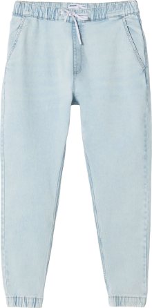 Džíny Bershka světlemodrá