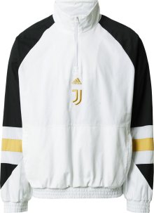 Sportovní bunda \'Juventus\' ADIDAS SPORTSWEAR žlutá / černá / bílá