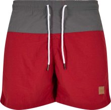 Plavecké šortky Urban Classics kámen / ohnivá červená