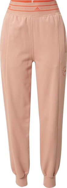 Sportovní kalhoty adidas by stella mccartney tělová / červená