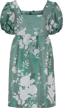 Šaty \'JUFA\' Pieces tmavě zelená / bílá
