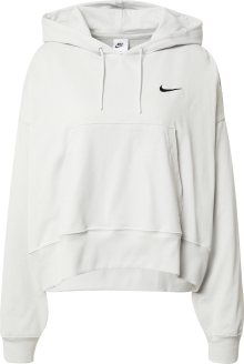 Mikina \'Swoosh\' Nike Sportswear světle šedá / černá