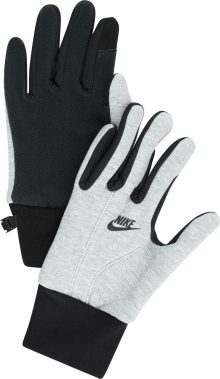 Prstové rukavice \'Tech Fleece 2.0\' Nike Sportswear šedý melír / černá