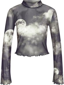 Tričko \'LUNA\' Noisy May šedá / černá / bílá