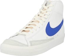 Kotníkové tenisky \'BLAZER MID 77 VNTG\' Nike Sportswear nebeská modř / světle šedá / pastelově oranžová / bílá