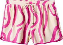 Kalhoty \'LIMON\' Mango pink / offwhite