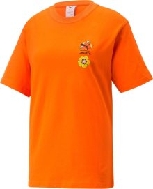Tričko Puma žlutá / oranžová / burgundská červeň / černá