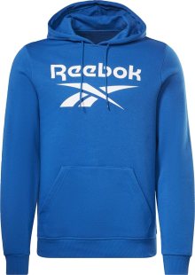 Sportovní mikina Reebok Sport modrá / bílá