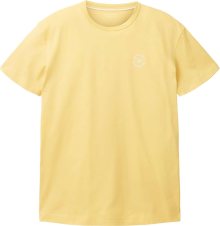 Tričko Tom Tailor žlutá / bílá