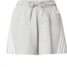 Sportovní kalhoty \'Future Icons 3-Stripes\' ADIDAS SPORTSWEAR šedý melír / bílá