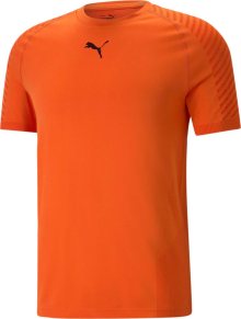 Funkční tričko Puma oranžová / černá