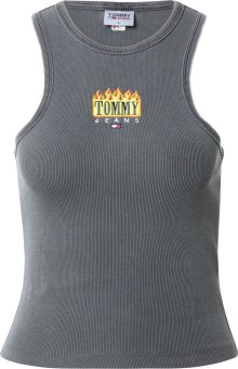 Top Tommy Jeans námořnická modř / žlutá / černá / bílá