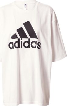 Funkční tričko \'Essentials Big Logo friend\' adidas performance černá / bílá