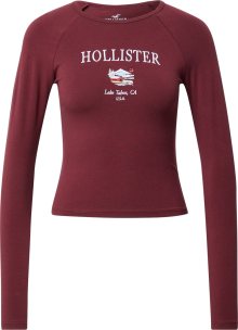 Tričko Hollister světlemodrá / světle zelená / tmavě červená / bílá