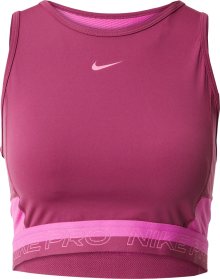 Sportovní top Nike fuchsiová / růžová