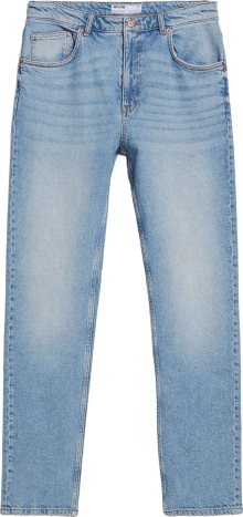 Džíny Bershka světlemodrá