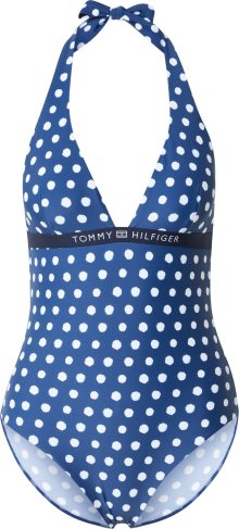 Plavky Tommy Hilfiger Underwear tmavě modrá / bílá