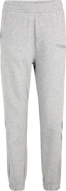 Sportovní kalhoty Hummel šedá / šedý melír